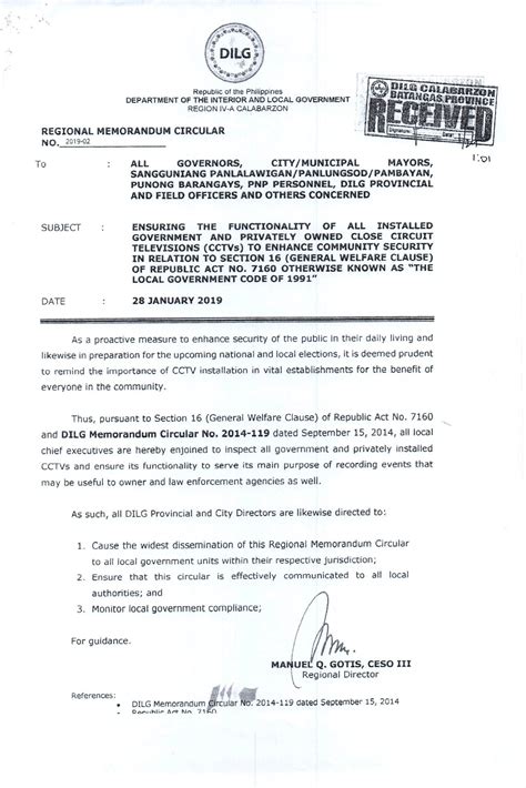 MEMORANDUM CIRCULAR TO : ALL PROVINCIAL .